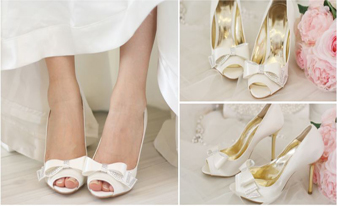Mix giày đẹp cho cô dâu trong ngày cưới